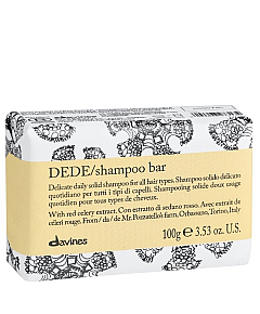Davines Essential Haircare DEDE Shampoo bar - Твёрдый шампунь для деликатного очищения волос 100 гр